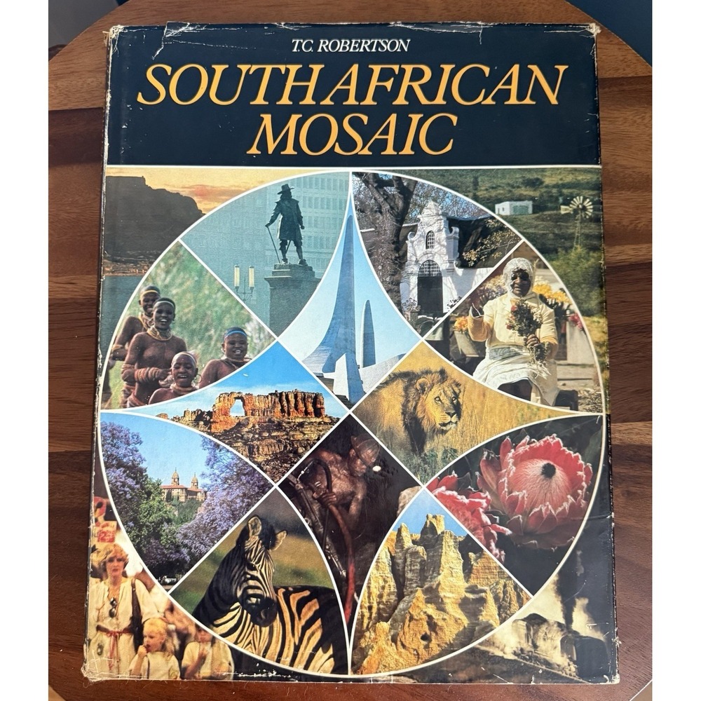 South African Mosaic T.C. Robertson First Edition‎ 1978 Hardcover Photo Book
